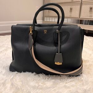 MCM Milla Large satchel professional and classic bag gorgeous grey